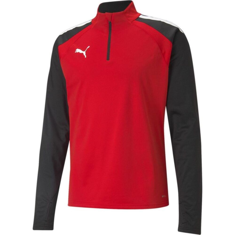 Puma Mens Colour Block Top / Red/Black